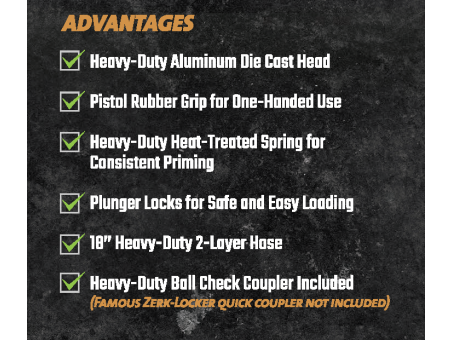 Heavy-Duty Pistol Grip Grease Gun Grease-Locker®