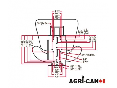 Siège de tracteur - Universel