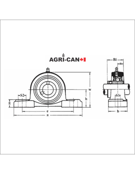 Roulements à Billes Montés sur Paliers à Semelle
