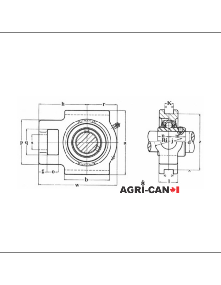 Coulisseau tendeur avec vis de serrage