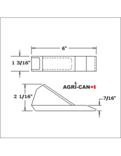 Pointe de dent de boîte niveleuse 2