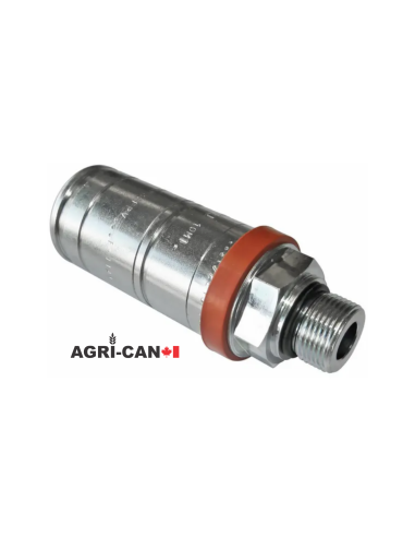 Coupleur hydraulique 1/2" pour tracteur - M22X1.50