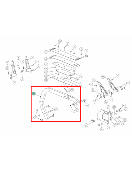 Bras Kverneland 700mm A133586894