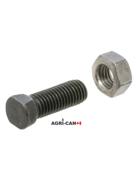 1/2'' X 40mm Clipped Head Plough Bolts & Nuts (10 pack)