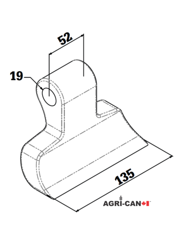 Hammer Flail for Berti - MA/3922, 120200001