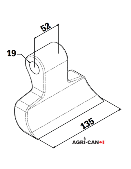 Marteau broyeur pour Berti - MA/3922 / 120200001