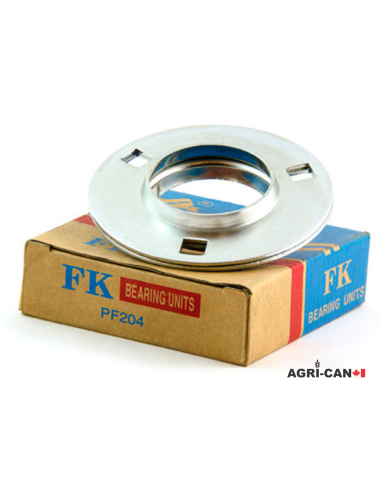 PF202 - Pressed Steel 3-Bolt Flangette