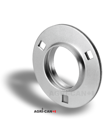 PF204 - Pressed Steel 3-Bolt Flangette