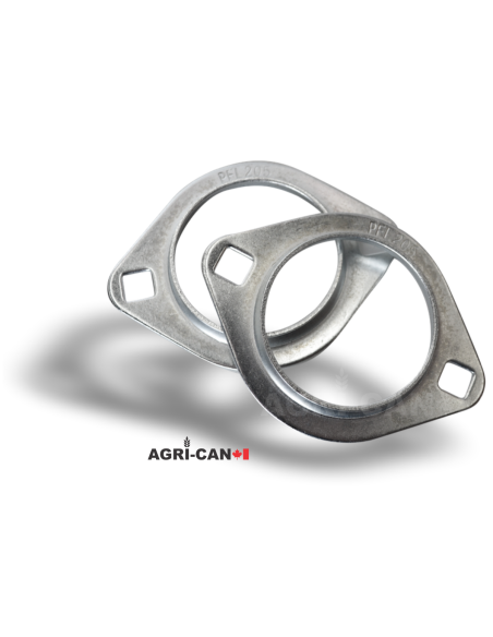 PFL208 - Pressed Steel 2-Bolt Flangette