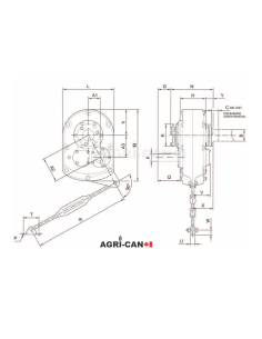 SMR Shaft Mount Gear Speed Reducer 15:1 - Size 2 2