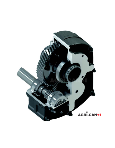SMR Shaft Mount Gear Speed Reducer 15:1 - Size 3