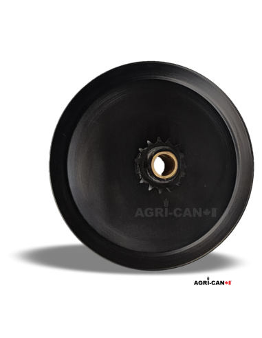 Pulley / Sprocket assembly for hay bale elevator