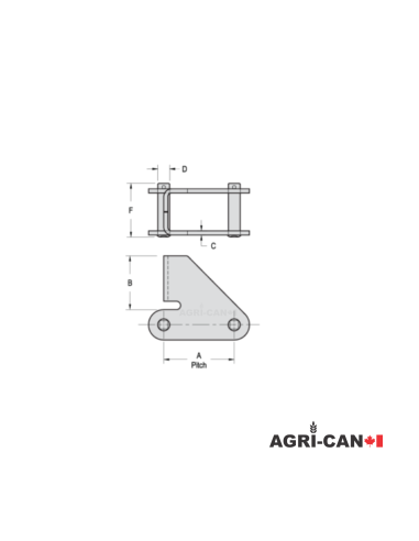 81X - Pusher Lug Attachment Link