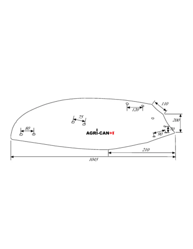 Moldboard RH Kverneland w/Base 1-5
