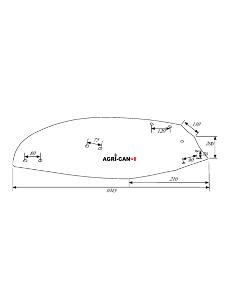 Moldboard RH Kverneland w/Base 1-5