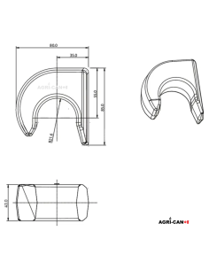 Crochet de remplacement - ALO Euro 2