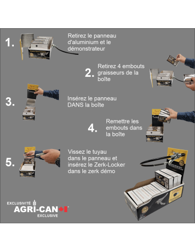 Présentoir de caisse - Zerk-Locker®