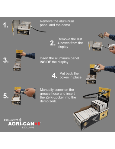 12 embouts graisseurs Zerk-Locker® et...