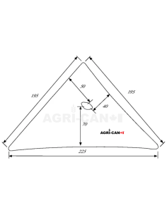 Kverneland Plow Shin - Body 1 to 5 - LH 2
