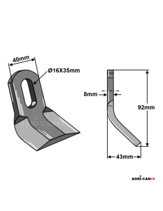 Articulated Universal Knife for Orsi 2