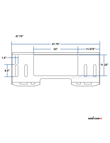 Skid Steer Attachment Plate Diagram
