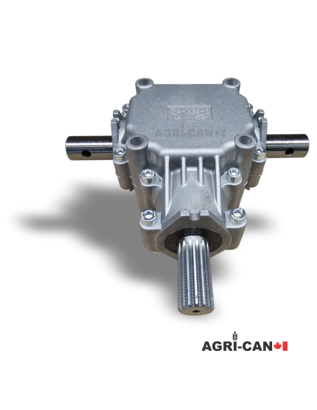 Gearbox d'aluminium pour souffleur à neige - Ratio 1.5:1