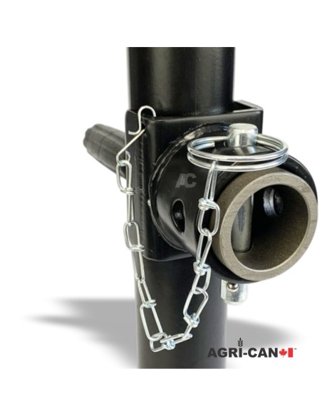 Vérin pivotant 15" poignée de côté - 5000 lbs