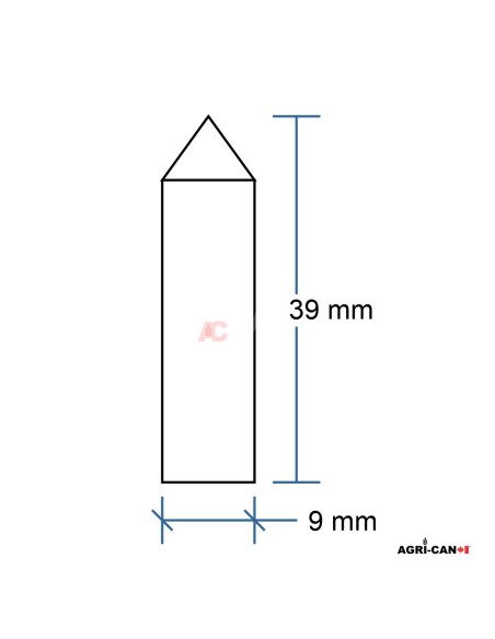 OEM Lely Power Harrow - Shear Pin Automatic – 10/Pack
