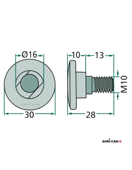 Bolts and Nutd Kit for Disc Mower Kuhn, New Holland, John Deere, and Gehl - 10/Pack
