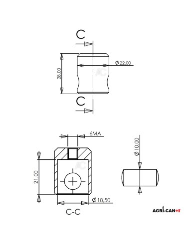 Kit de montage pour câble sur valve – Walvoil /...