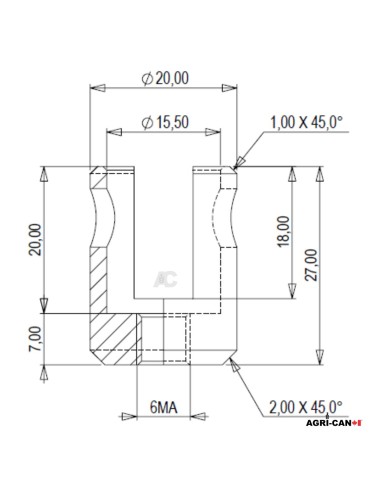 Cable Mounting Bushing – Stoll / Walvoil / Dura