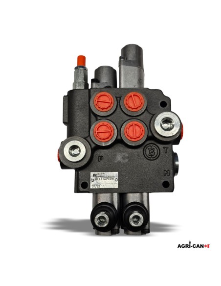 Valve hydraulique monobloc à 2 sections et position flottante – 50 L/min – SD5