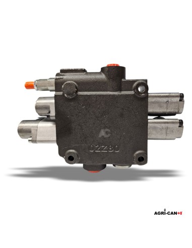 2-Section Hydraulic Monoblock Valve with Float-...