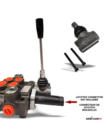 2-Section Hydraulic Monoblock Valve with Float- 50 L/min. - SD5