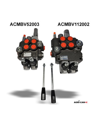 2-Section Hydraulic Monoblock Valve with Float-...