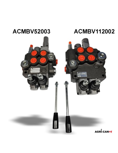 2-Section Hydraulic Monoblock Valve with Float- 50 L/min. - SD5