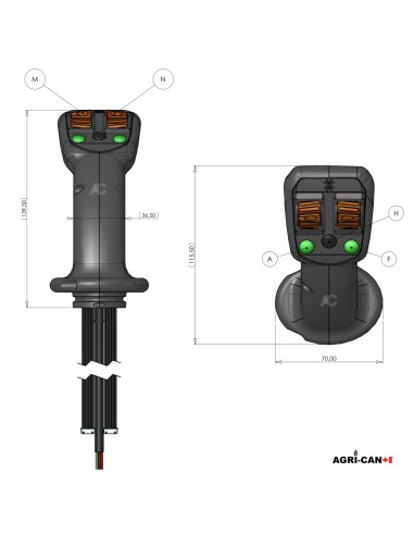Poignée universelle pour manette (Joystick)...