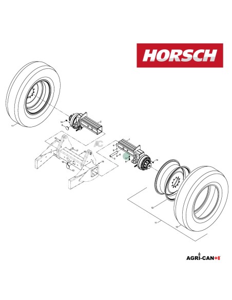 Nord-Lock M20 Double Lock Washer – Denis CIMAF / Shearex / HORSCH - 10/Pack